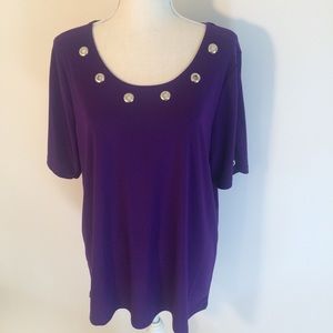 Purple Stretchy 89th Madison NWT XL